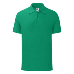 Fruit Of The Loom Mens Iconic Polo Shirt - S, Heather Green