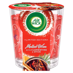 1 x Air Wick Air Freshener Candle Mulled Wine Fragrance with Essential Oils