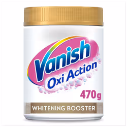 Vanish Oxi Action Crystal White Powder Fabric Stain Remover + Whitener 470g (Pack of 6)