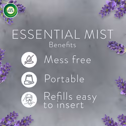 Air Wick Air Freshener Essential Oils Bundle Pack (1 Gadget + 2 Refills), RELAXING LAVENDER, Lasts Total Up to 90 days