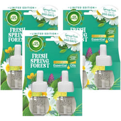 6 x Air Wick Plug in Oil Refills - Fresh Spring Forest
