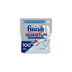 Finish Quantum Infinity Shine Dishwasher Tablets, REGULAR, 100 Dishwasher Tablets