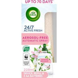 AirWick 24/7 Active Fresh Aerosol Free Automatic Spray Jasmine Bouquet