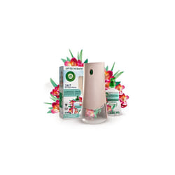 Air Wick Aerosol-Free Automatic Air Freshener Spray Kit| Eucalyptus| 1 Gadget, 1 Refill and 2 AA Batteries| 24x7 Active Fresh Odour Neutraliser |
