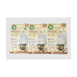 3 x Air Wick Electrical Plug In Scented Oil White Cocoa & Vanilla Macaron 19ml
