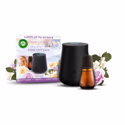 Air Wick |Cosy Cottage - Frosted Roses & Snowberry|Essential Mist Aroma Kit |1 x 20ml |1x Diffuser & 1 Bottle|Natural Essenti ...