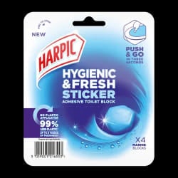 Harpic Hygienic And Fresh Marine Toilet Stickers Freshener (Pack 4) -