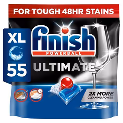 FINISH Ultimate Deep Clean & Shine Dishwasher Tablets Fresh (Pack
