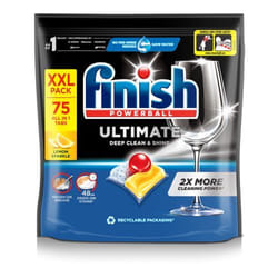 FINISH Ultimate Deep Clean &amp; Shine Dishwasher Tablets Lemon (Pack