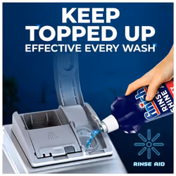 Dishwashing Rinse Aid for Shinier and Drier Dishes | Lemon | Pack of 3 | 400ml each | 3 x 400ml