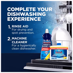 Dishwashing Rinse Aid for Shinier and Drier Dishes | Lemon | Pack of 3 | 400ml each | 3 x 400ml