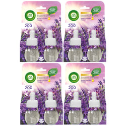 8 X Air Wick Electrical Plugin Oil Refills - Purple Lavender Meadow