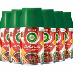 6 x Air Wick Freshmatic Max Automatic Spray Refill 250ml - Mulled Wine