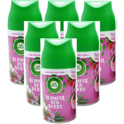 6 x Air Wick Freshmatic Max Automatic Spray Refill 250ml - Blissful Red Berry