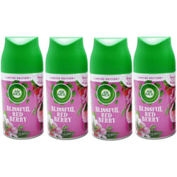 4 x Air Wick Freshmatic Max Automatic Spray Refill 250ml - Blissful Red Berry