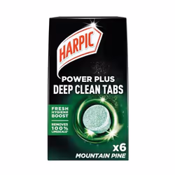 Harpic TOILET CLNR TABS X6 PINE PK8