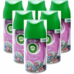 6 x Air Wick Freshmatic Max Automatic Spray Refill 250ml - Dazzling Berry Delight