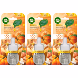 3 x Air Wick Plug in Oil Refills - Pumpkin Spice & Everything Nice