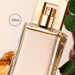 Attraction Eau de Parfum Spray 100ml | Fruity and Musk Blend | Aphrodisiac in a Bottle | Long Lasting Scent | Cruelty