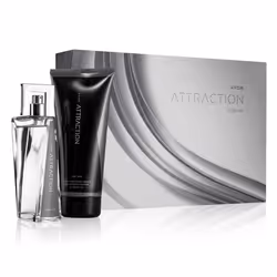 Avon Attraction for Him Eau De Toilette Hair Body Wash Gift Set Sealed