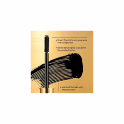 Lash Genius Multitask & Multiply Mascara Blackest Black with Smart Control Brush and Quick-Glide Gel Formula for Full Volume, Length, Lift, Intensity