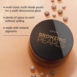 Bronzing Pearls Medium Tan, Multi-Sized, Multi-Shade Pearls with Mineral Pigments for a Multi-Dimensional Glow, Available in Shades to Suit all Skin