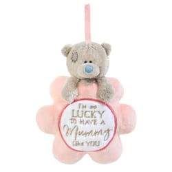 Tatty Teddy Plush 'Mummy' Hanging Plaque with Ribbon - Official Mother's Day Collection