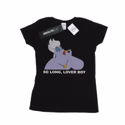 Disney Womens/Ladies The Little Mermaid Ursula So Long Cotton T-Shirt - XXL, Black