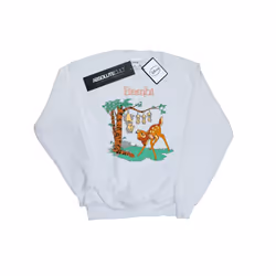 Disney Womens/Ladies Bambi Tilted Up Sweatshirt - XXL, White