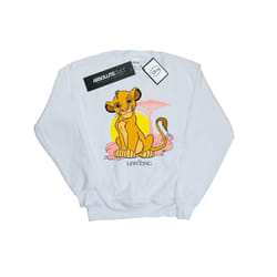 Disney Boys The Lion King Simba Pastel Sweatshirt - 7-8 Years, White