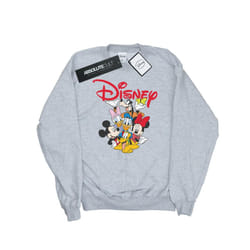 Disney Mens Mickey Mouse Crew Sweatshirt - XL, Sports Grey