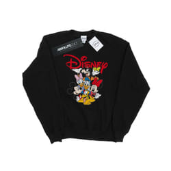 Disney Girls Mickey Mouse Crew Sweatshirt - 5-6 Years, Black
