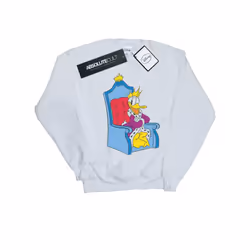 Disney Boys Donald Duck King Donald Sweatshirt - 7-8 Years, White