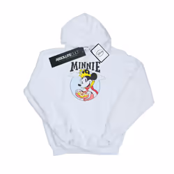 Disney Mens Minnie Mouse Queen Hoodie - S, White