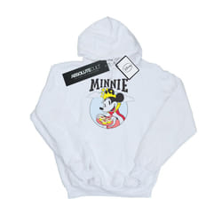 Disney Mens Minnie Mouse Queen Hoodie - S, White