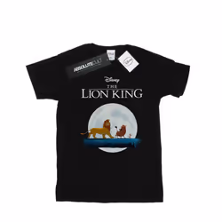 Disney Womens/Ladies The Lion King Hakuna Matata Walk Cotton Boyfriend T-Shirt - XXL, Black