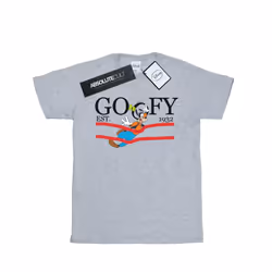 Disney Mens Goofy By Nature T-Shirt - S, Sports Grey