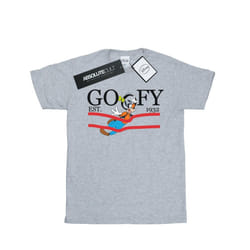 Disney Mens Goofy By Nature T-Shirt - S, Sports Grey
