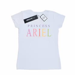 Disney Womens/Ladies The Little Mermaid Ariel Graphic Cotton T-Shirt - XL, White