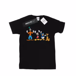Disney Mens Mickey Mouse Friends T-Shirt - S, Black