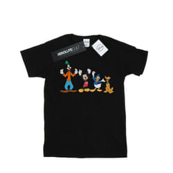 Disney Mens Mickey Mouse Friends T-Shirt - S, Black