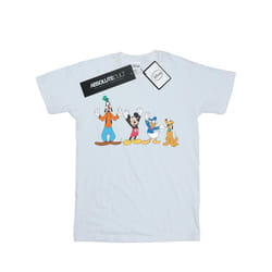 Disney Mens Mickey Mouse Friends T-Shirt - L, White