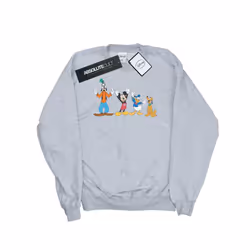 Disney Mens Mickey Mouse Friends Sweatshirt - XXL, Sports Grey