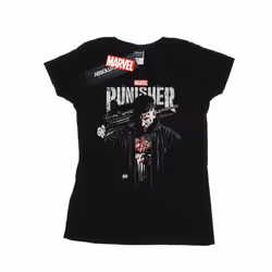 Marvel Womens/Ladies The Punisher TV Series Frank Castle Cotton T-Shirt - XXL, Black