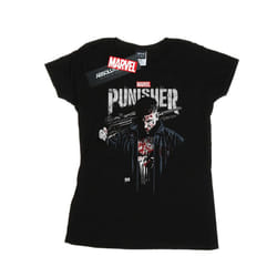 Marvel Womens/Ladies The Punisher TV Series Frank Castle Cotton T-Shirt - XXL, Black