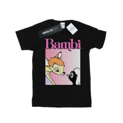 Disney Womens/Ladies Bambi Nice To Meet You Cotton Boyfriend T-Shirt - L, Black