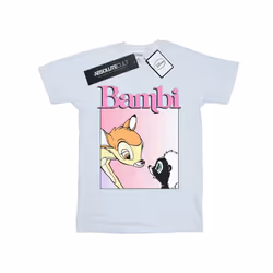 Disney Womens/Ladies Bambi Nice To Meet You Cotton Boyfriend T-Shirt - M, White