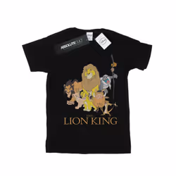 Disney Mens The Lion King Group T-Shirt - S, Black