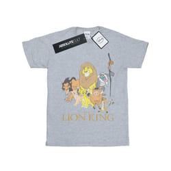 Disney Mens The Lion King Group T-Shirt - S, Sports Grey