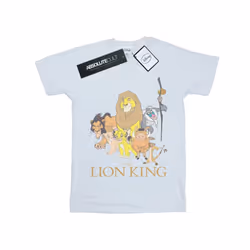 Disney Boys The Lion King Group T-Shirt - 5-6 Years, White
